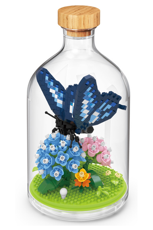 Schmetterling in der Flasche