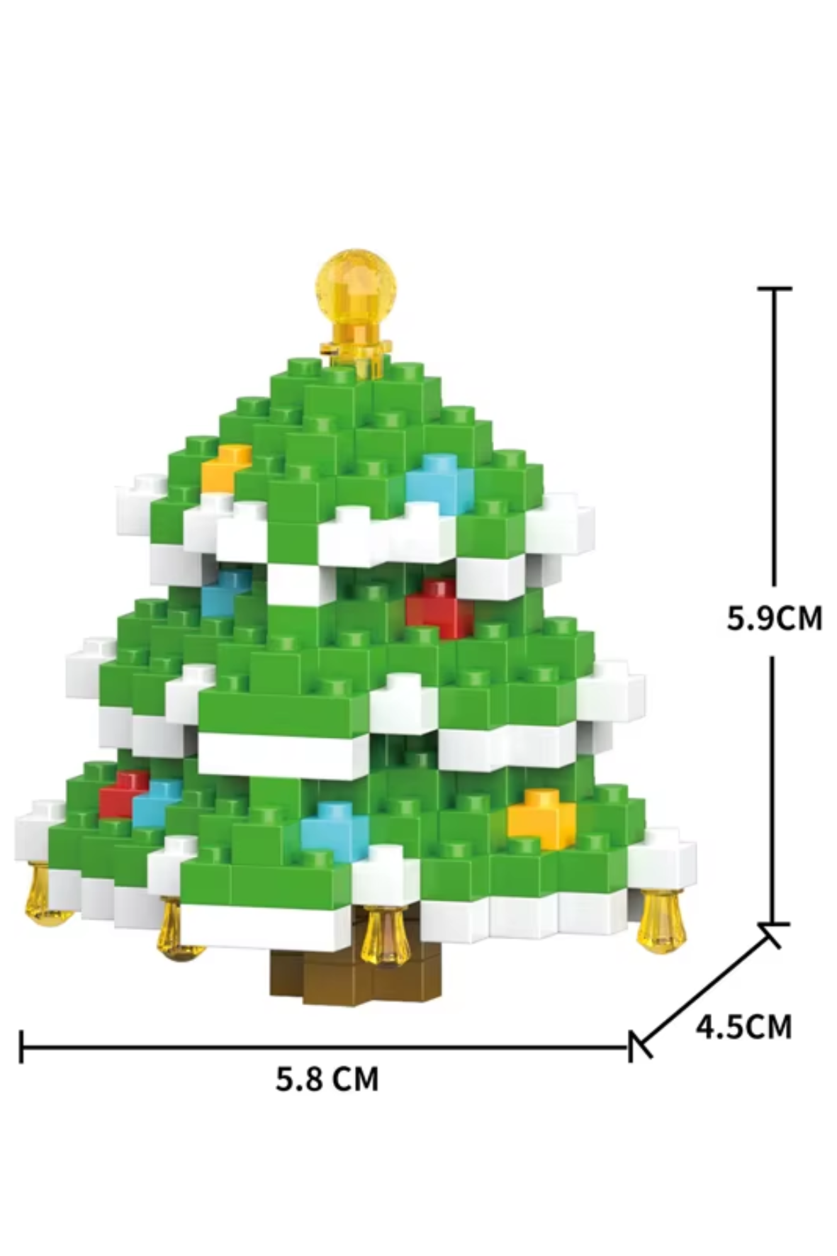 Weihnachtsbaum mit Schmuck