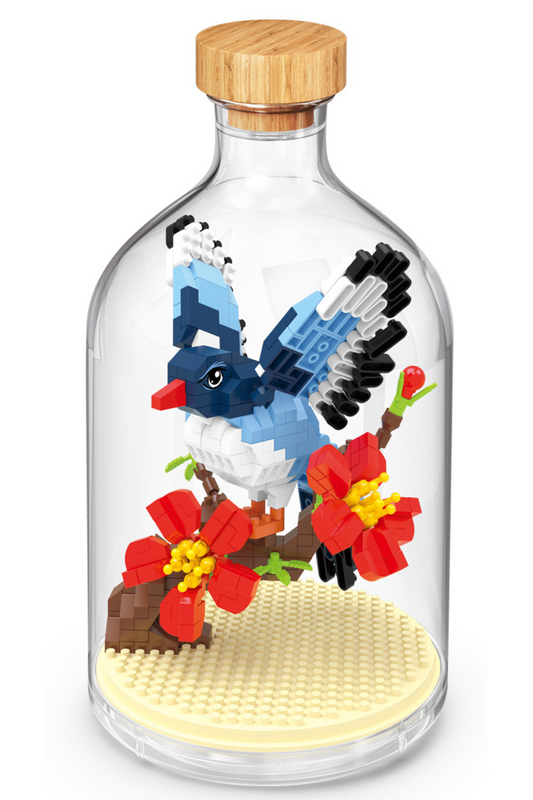 Elster in der Flasche