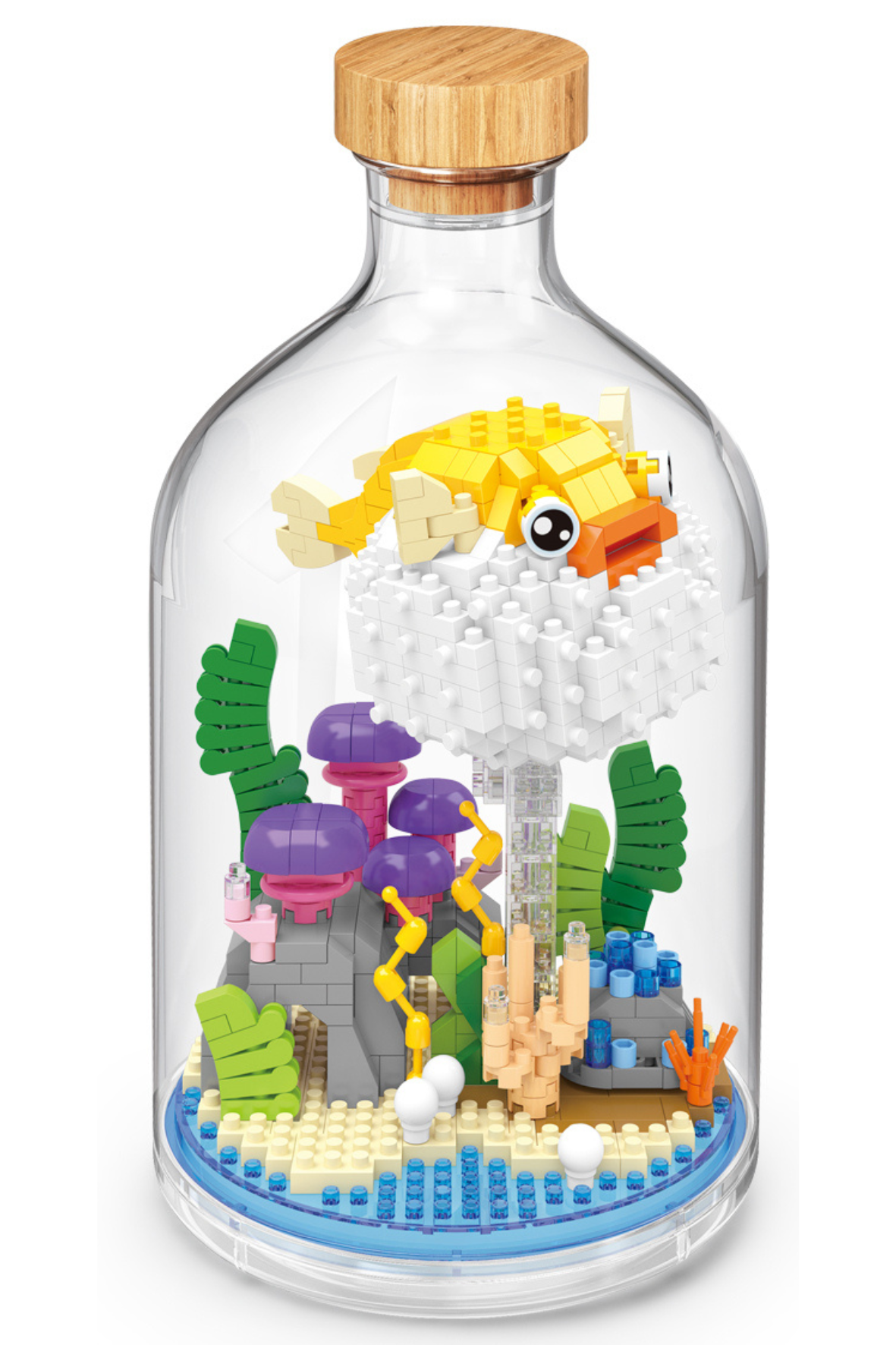 Kugelfisch in der Flasche