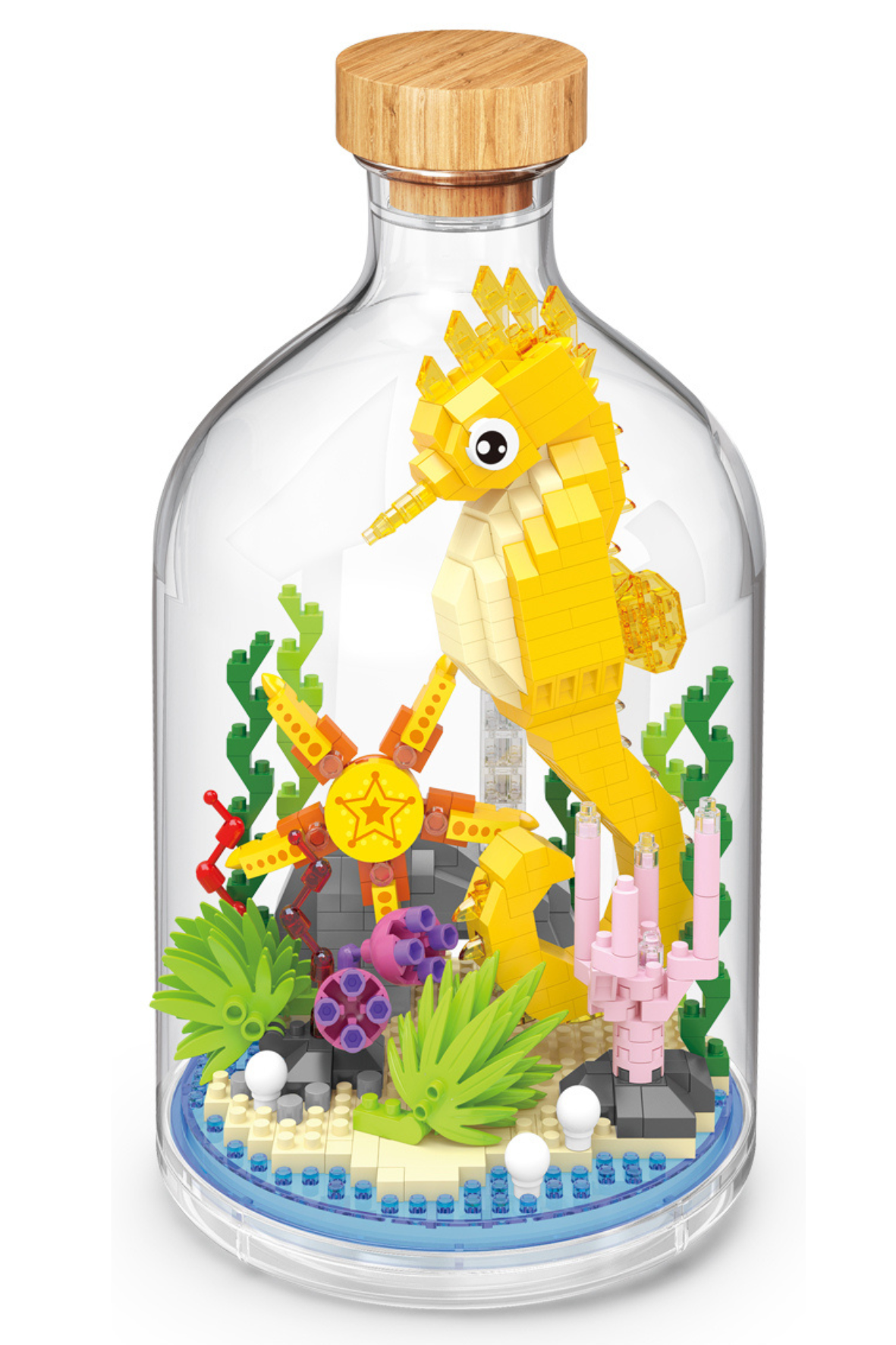 Seepferdchen in der Flasche