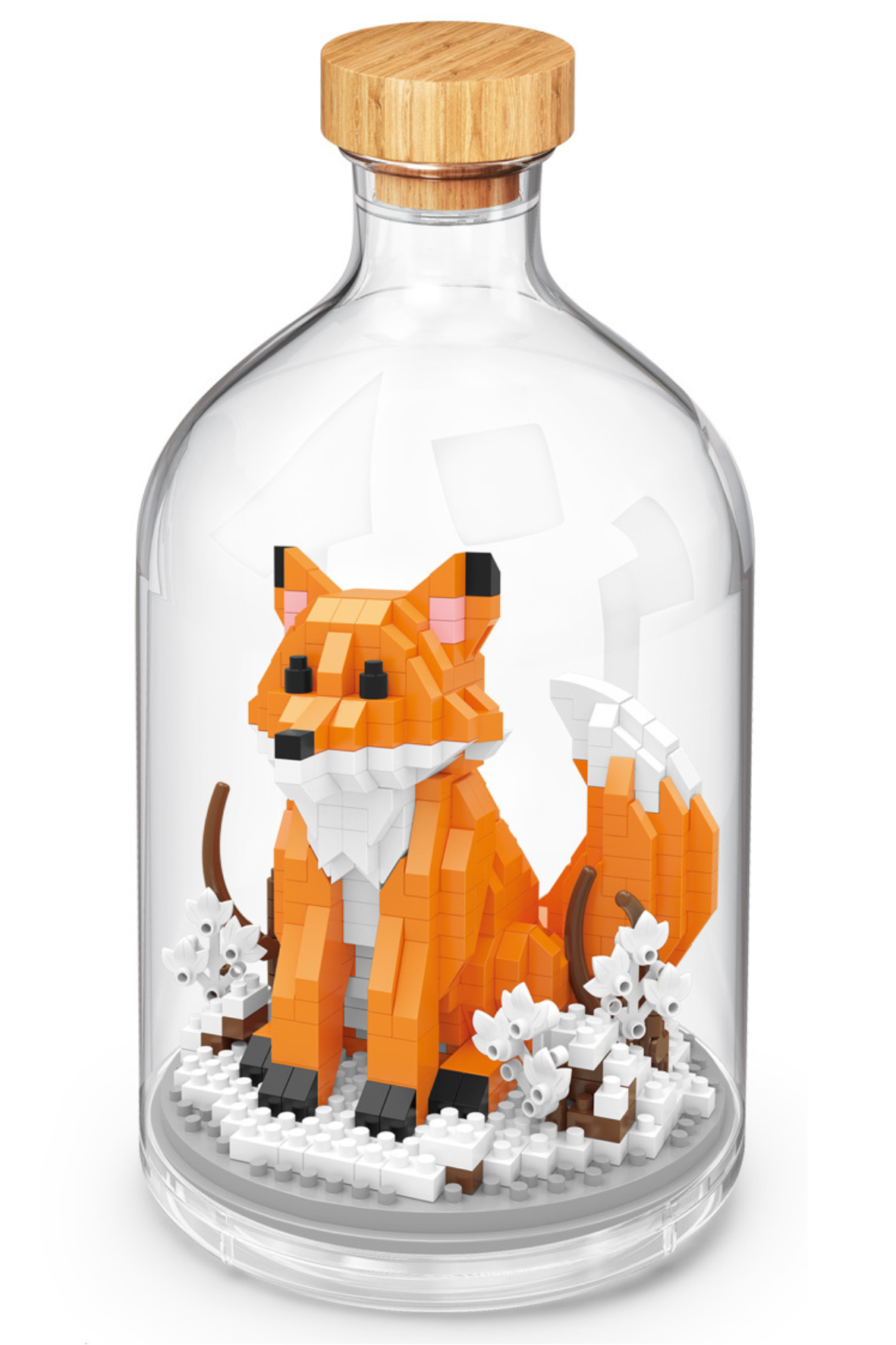 Fuchs in der Flasche