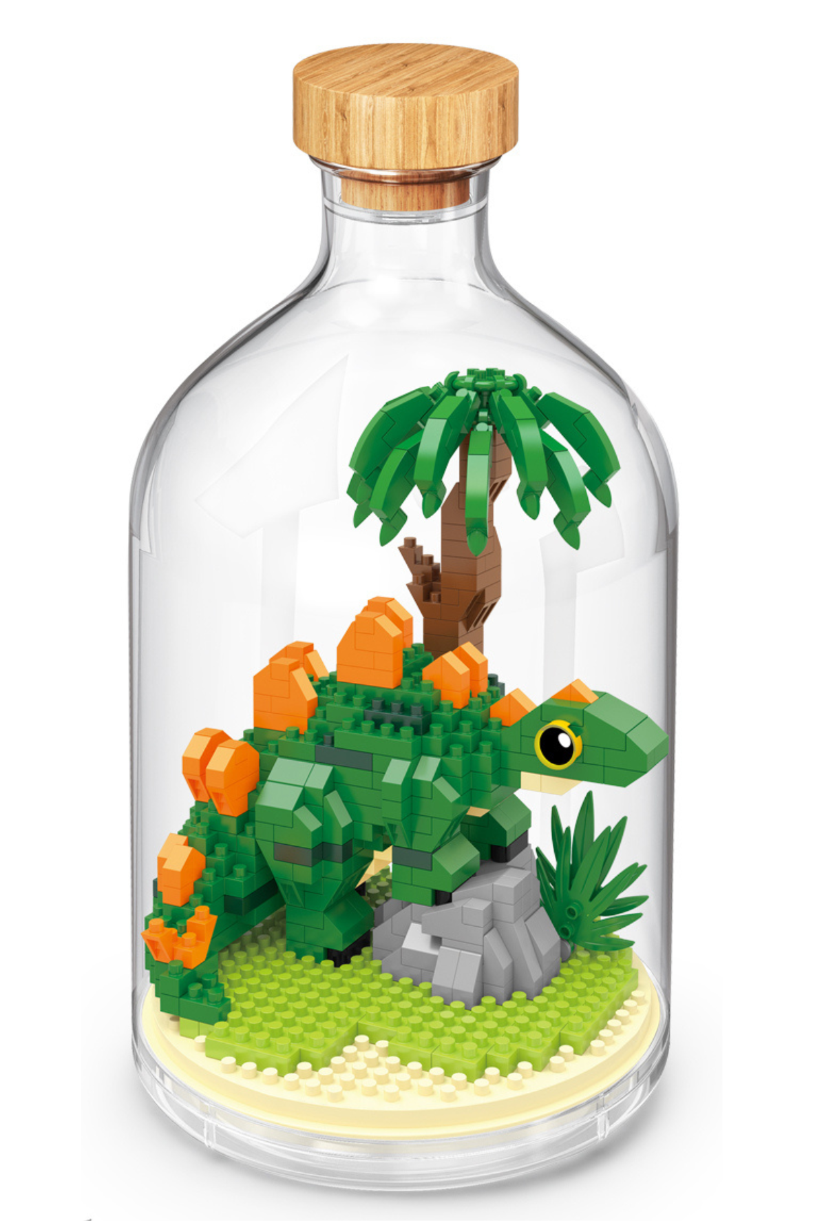 Stegosaurus in der Flasche