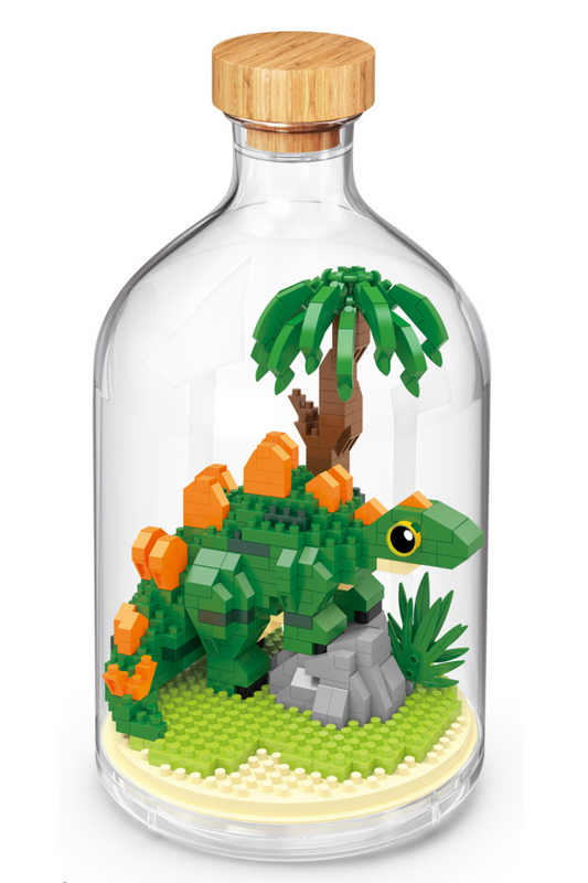 Stegosaurus in der Flasche