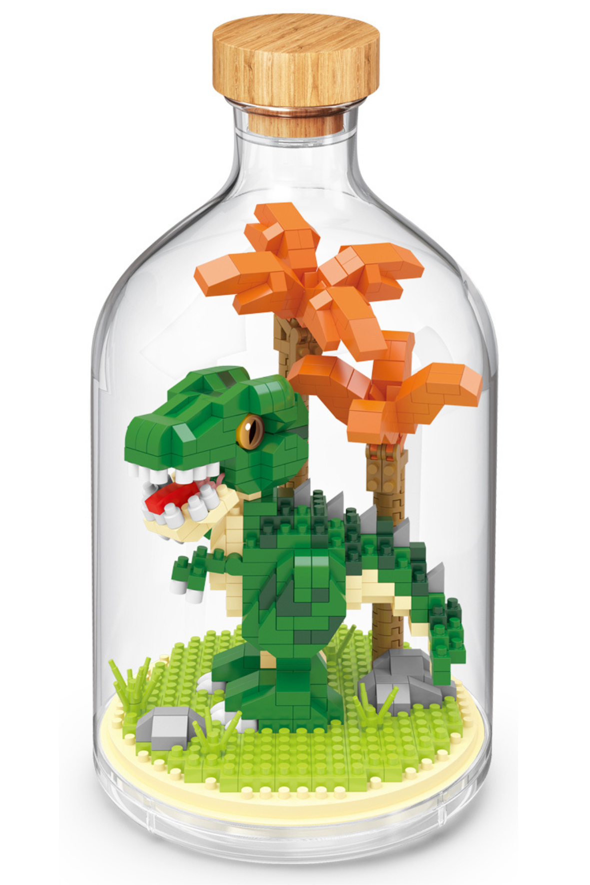 T-Rex in der Flasche