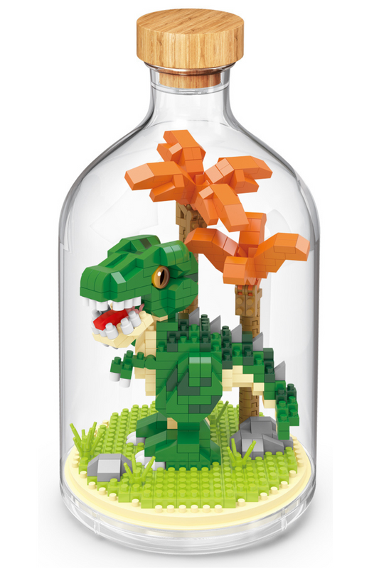 T-Rex in der Flasche
