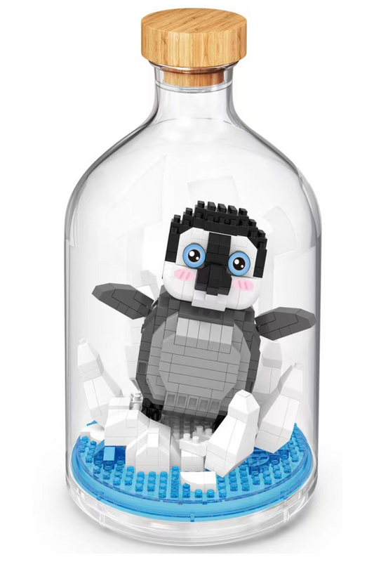 Pinguin in der Flasche