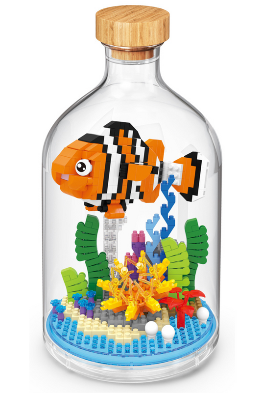 Clownfisch in der Flasche