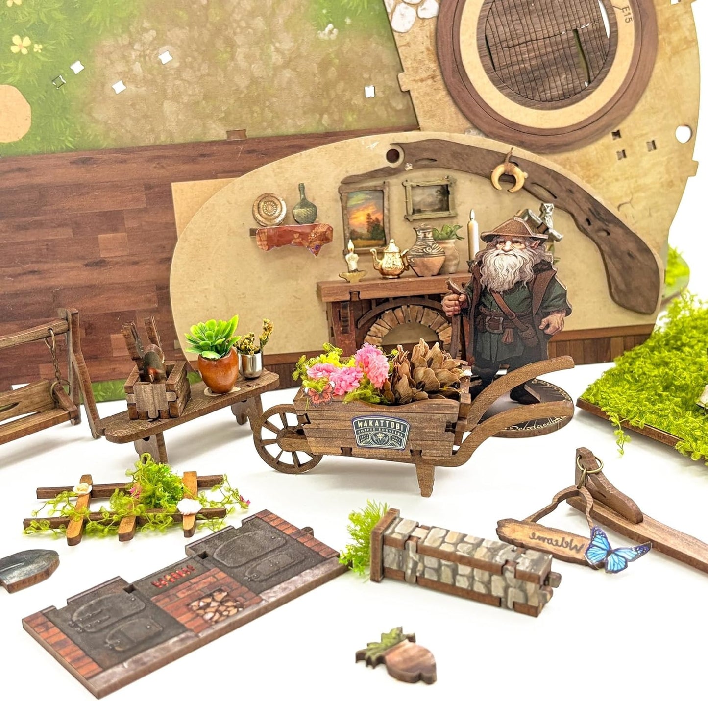 DIY Fantasy Book Nook Kit – Magische Miniaturwelt für dein Bücherregal
