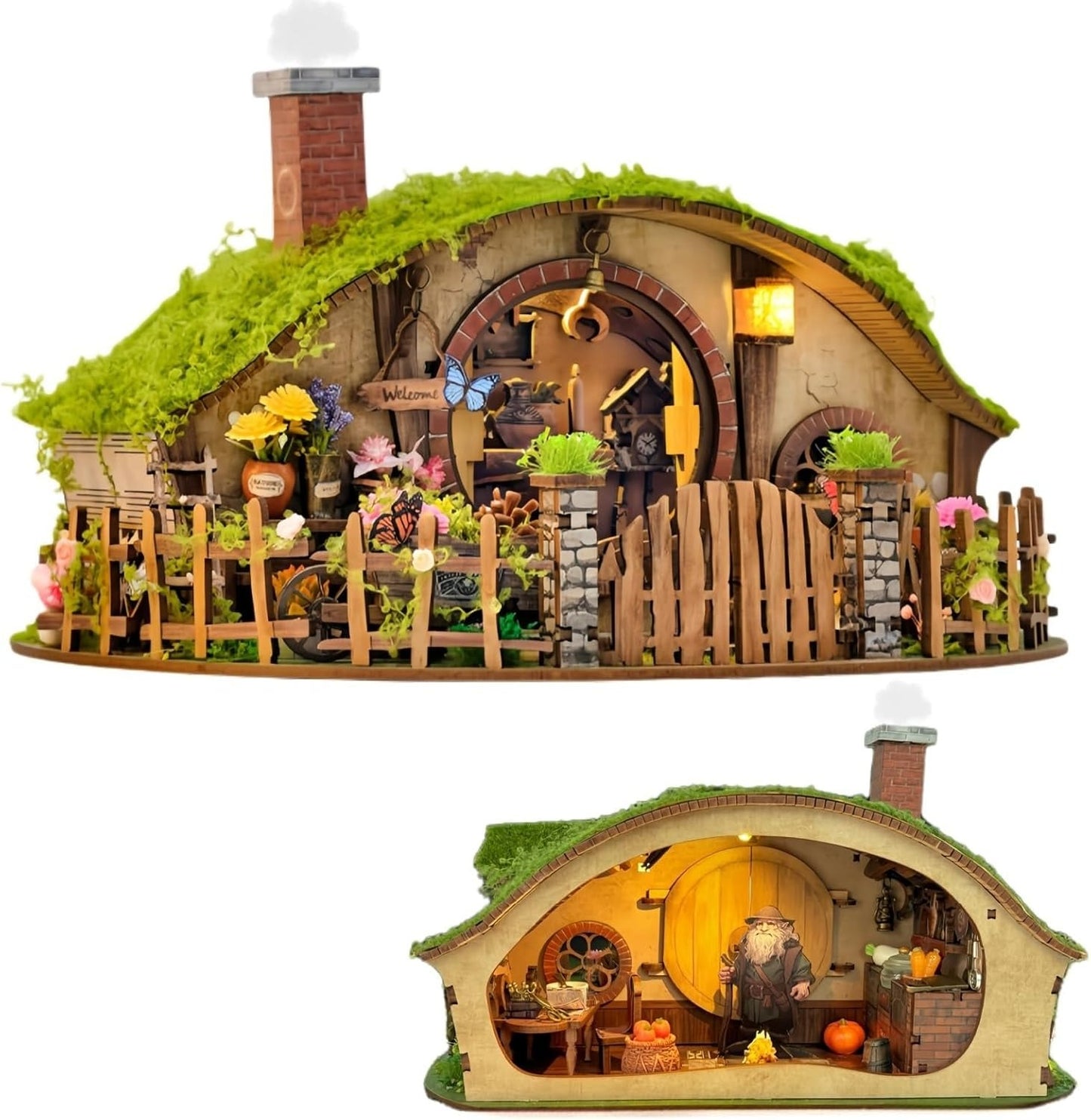 DIY Fantasy Book Nook Kit – Magische Miniaturwelt für dein Bücherregal