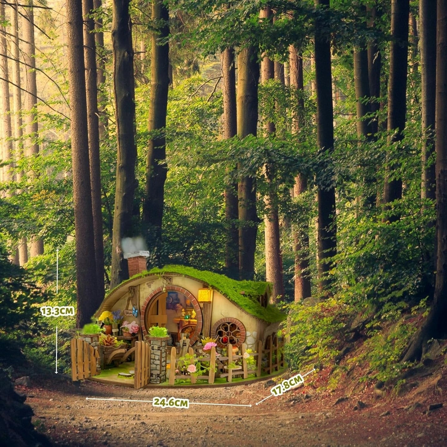 DIY Fantasy Book Nook Kit – Magische Miniaturwelt für dein Bücherregal