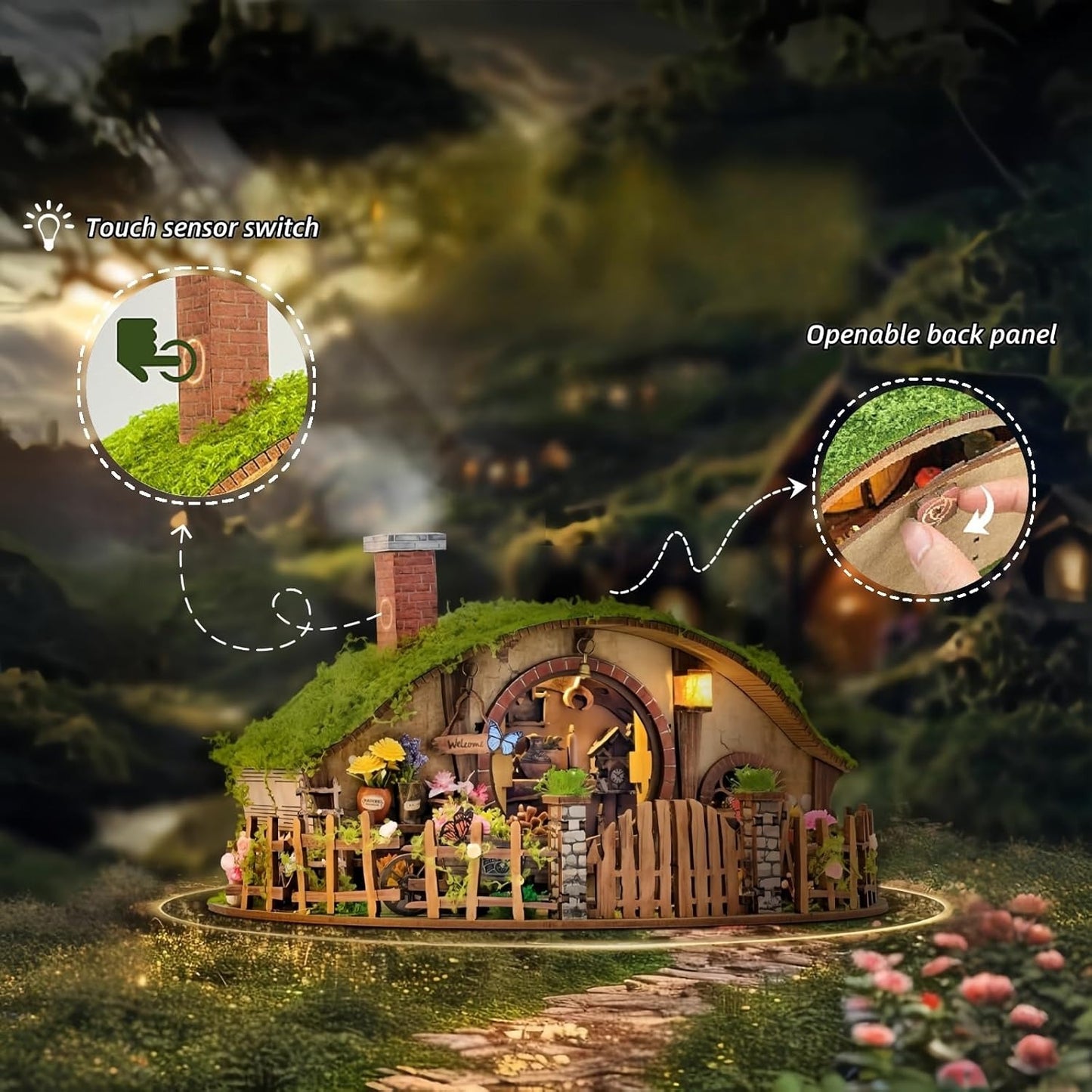 DIY Fantasy Book Nook Kit – Magische Miniaturwelt für dein Bücherregal